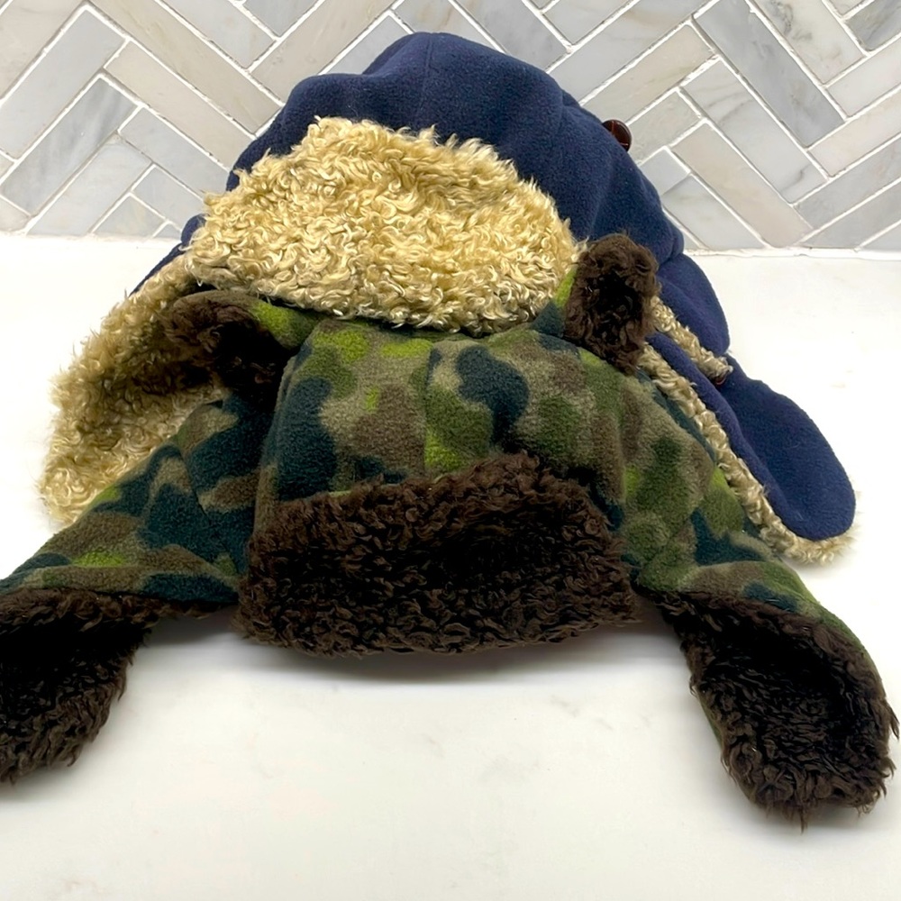 Kids trapper & wolf hat